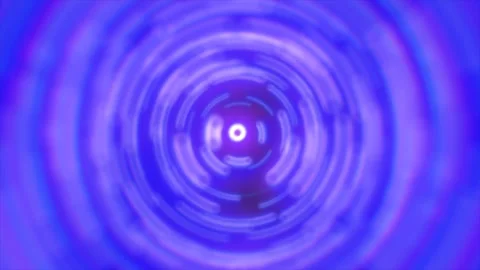 Abstract background of bright blue glowing energy magic radial circles of s.. Video stock 252590633