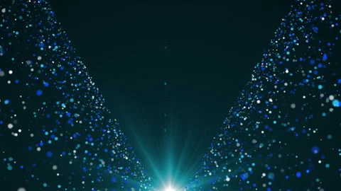 Abstract background of bright blue particles Video Animated Background Stock-Footage 337089403
