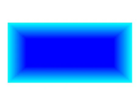 Abstract background bright blue rectangle on white background Stock Illustration