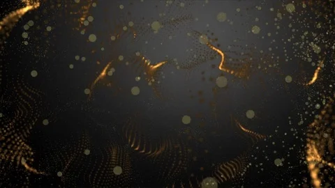 Abstract background with bright bokeh, circles. Fire . Loop animations Stock Footage 73536826