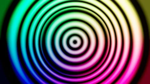 Abstract Background With Bright Circle In Color Color Moving 스톡 동영상 200209066
