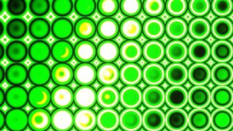 Abstract Background With Bright Circle In Green Color Moving 스톡 동영상 200209068