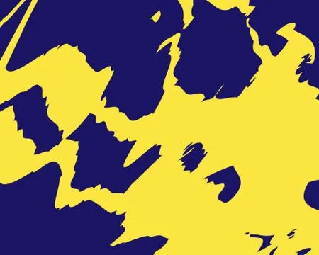 Abstract background bright colored blue yellow blots Stock Illustration