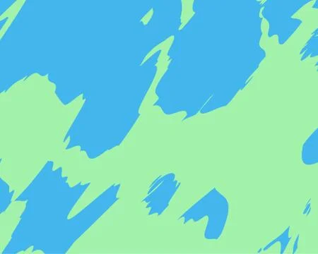 Abstract background bright colored green blue blots Stock Illustration