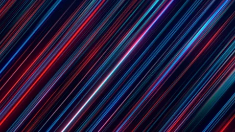 Abstract background with bright colored oblique lines with glow Stock Footage 204013788