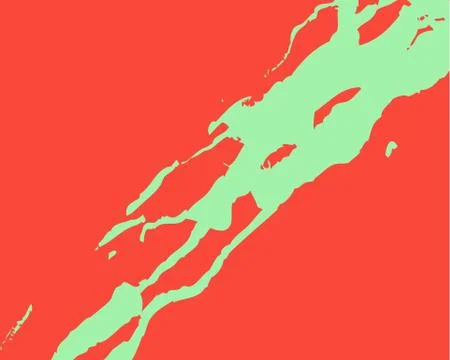 Abstract background bright colored orange green blots Stock Illustration