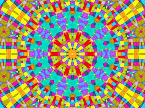 Abstract background with bright colorful pattern Illustrazione stock