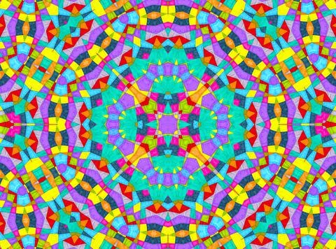 Abstract background with bright colorful pattern Stockillustratie