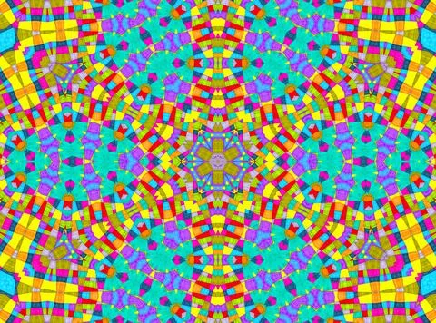 Abstract background with bright colorful pattern Stock Illustration