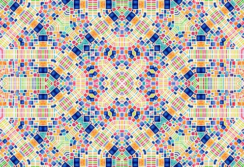 Abstract background with bright colorful pattern Stock Illustration