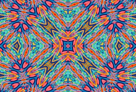 Abstract background with bright colorful pattern Stock Illustration