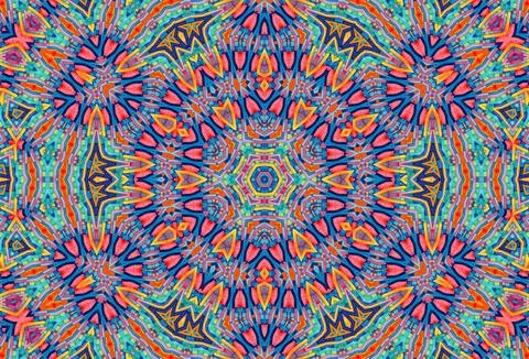 Abstract background with bright colorful pattern Stock Illustration