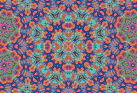 Abstract background with bright colorful pattern Stock Illustration