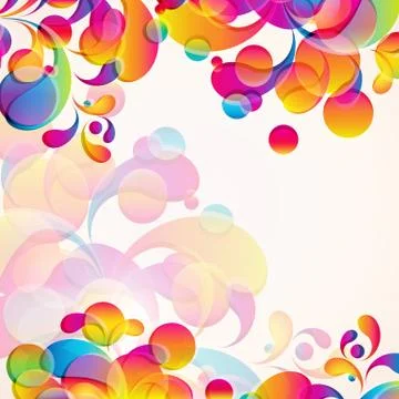 Abstract background with bright elements. Stock Illustration