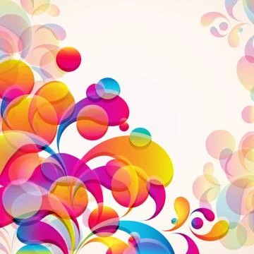 Abstract background with bright elements. Stock Illustration