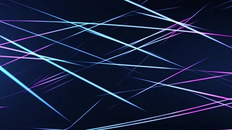 Abstract background with bright glowing lines or light stripes. Seamless loop Stock Footage 274719080