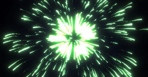Abstract background of bright green glowing shiny bright beautiful festive .. Stock Illustration