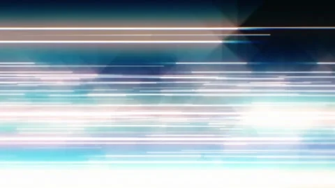Abstract background with bright horizontal lines emitting rays of light. Futu Stock Footage 303587215