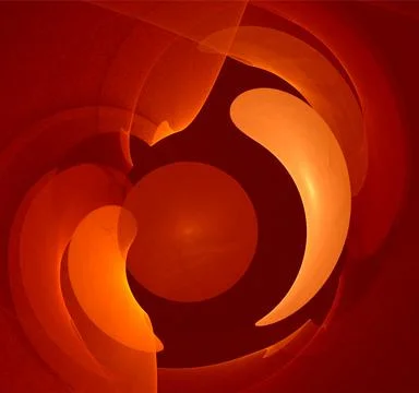 Abstract background of bright orange-yellow lines on a black background 스톡 일러스트