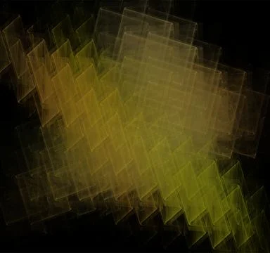Abstract background of bright orange-yellow lines on a black background Illustrazione stock