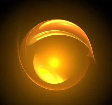 Abstract background of bright orange-yellow lines on a black background Illustrazione stock