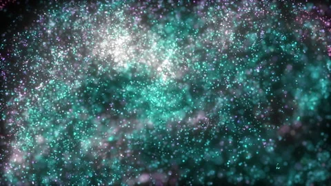Abstract background with bright particles Видео 194710348