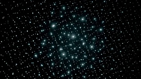 Abstract background bright particles moving Stock Footage 71603280