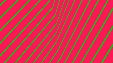 Abstract background with bright pink and green diagonal stripes Stock Illustration