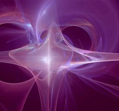 Abstract background of bright purple lines on a black background, neural イラスト素材
