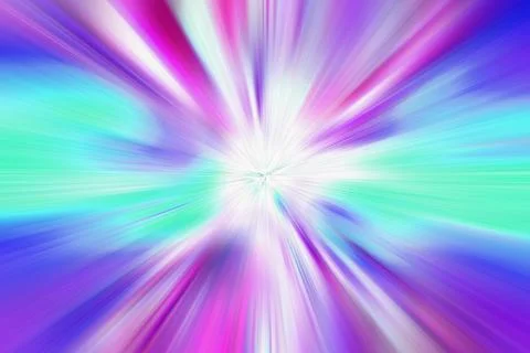 Abstract background with bright radiating light lines and vibrant purple Stock Illustration