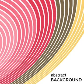 Abstract background with bright rainbow colorful lines Stock-Illustration