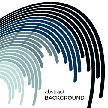 Abstract background with bright rainbow colorful lines Illustrazione stock
