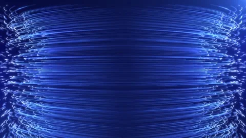 Abstract background of bright rays of light, technological lines in motion. Stock Footage 297403958