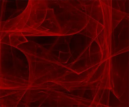 Abstract background of bright red lines on a black background, neural network Illustrazione stock