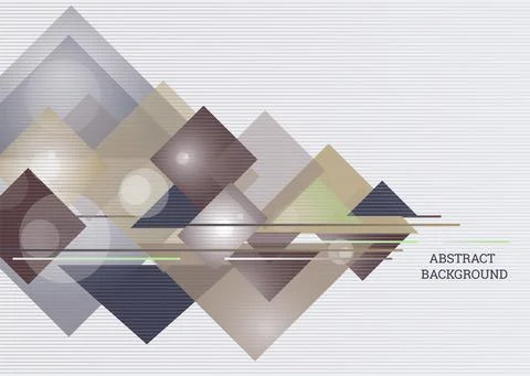 Abstract background. Bright tech geometric background made of rectangles and  Illustrazione stock