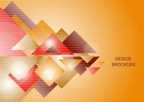 Abstract background. Bright tech geometric background made of rectangles and  Illustration