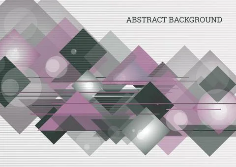 Abstract background. Bright tech geometric background made of rectangles and  Illustrazione stock