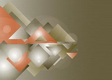 Abstract background. Bright tech geometric background made of rectangles and  Illustrazione stock