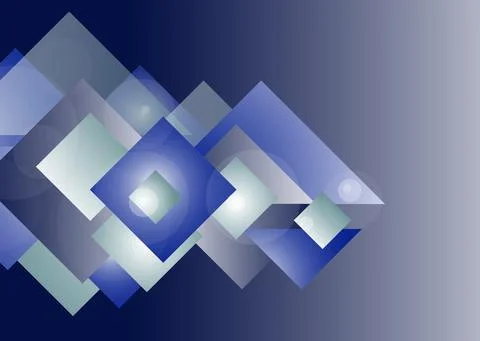 Abstract background. Bright tech geometric background made of rectangles and  库存插图