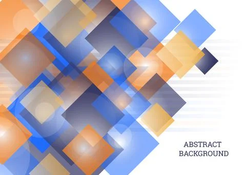 Abstract background. Bright tech geometric background made of rectangles and  Stock Illustration
