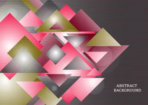 Abstract background. Bright tech geometric background made of rectangles and  Illustrazione stock