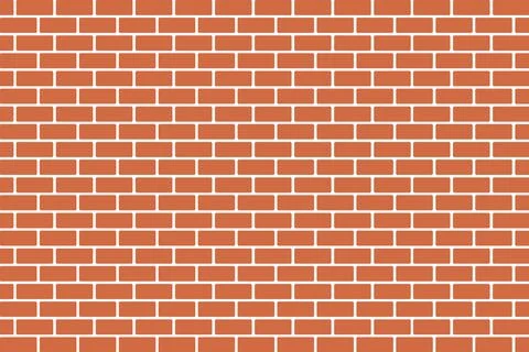 Abstract Background of Brown brick wall - Vector design Stock Illustration