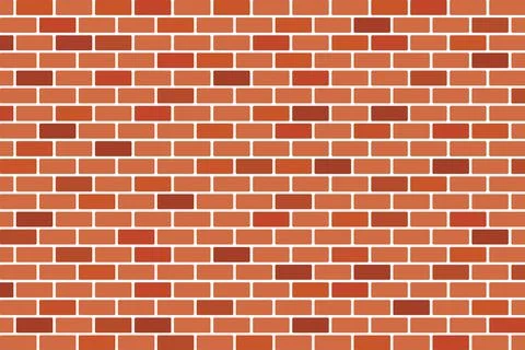 Abstract Background of Brown brick wall - Vector design Illustrazione stock