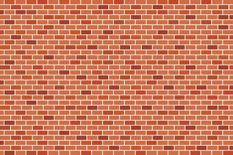 Abstract Background of Brown brick wall - Vector design Stock Illustration