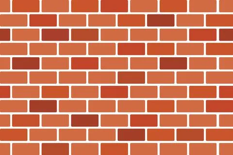 Abstract Background of Brown brick wall - Vector design Stock Illustration