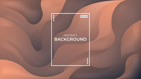 Abstract background. Brown liquid backgroud. Vector Illustration. Stock Illustration