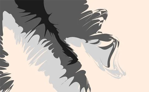 Abstract background with brush strokes. Vector illustration. Grunge texture. Stock Illustration