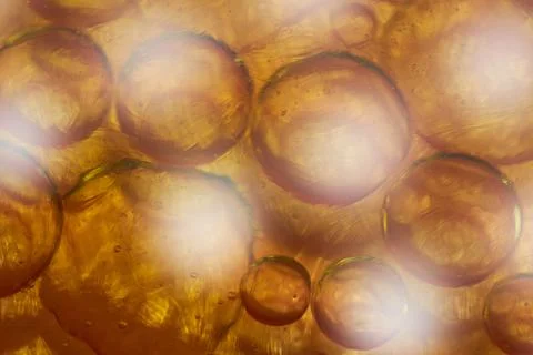 Abstract background bubble gold brown tones Stock Photos