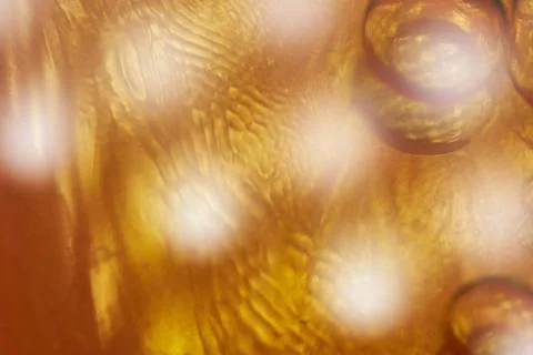 Abstract background bubble gold brown tones Stock Photos