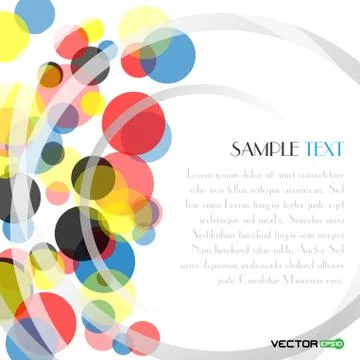 Abstract background - bubbles Stock Illustration